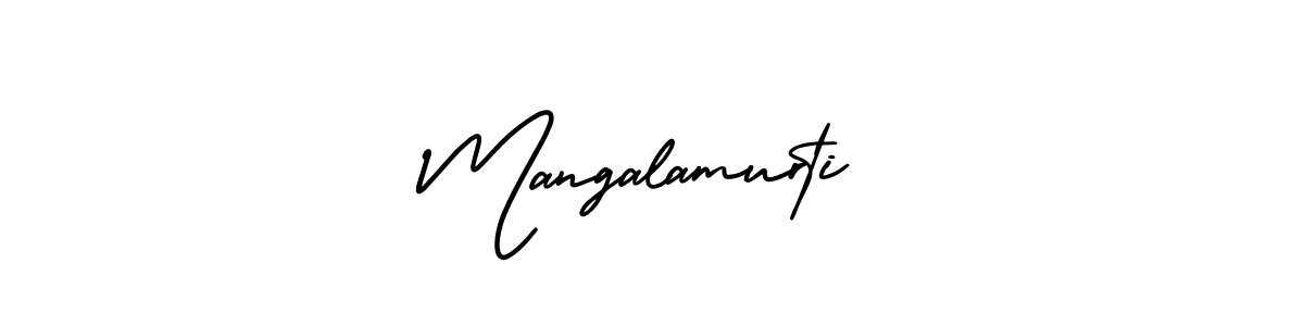 How to make Mangalamurti name signature. Use AmerikaSignatureDemo-Regular style for creating short signs online. This is the latest handwritten sign. Mangalamurti signature style 3 images and pictures png