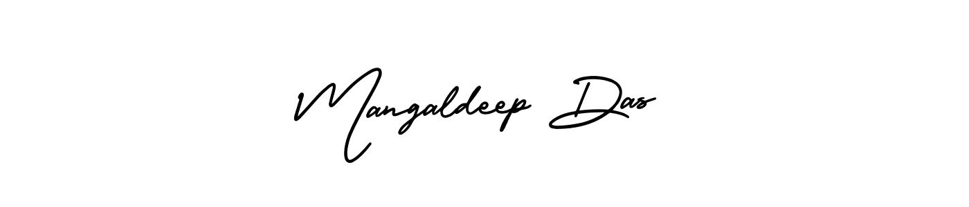 Mangaldeep Das stylish signature style. Best Handwritten Sign (AmerikaSignatureDemo-Regular) for my name. Handwritten Signature Collection Ideas for my name Mangaldeep Das. Mangaldeep Das signature style 3 images and pictures png