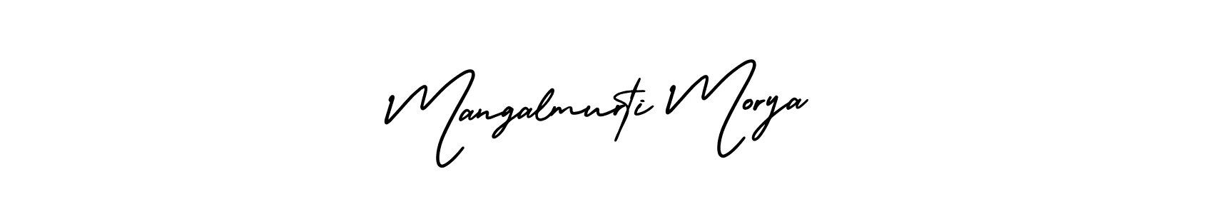 AmerikaSignatureDemo-Regular is a professional signature style that is perfect for those who want to add a touch of class to their signature. It is also a great choice for those who want to make their signature more unique. Get Mangalmurti Morya name to fancy signature for free. Mangalmurti Morya signature style 3 images and pictures png