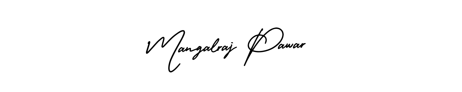 It looks lik you need a new signature style for name Mangalraj Pawar. Design unique handwritten (AmerikaSignatureDemo-Regular) signature with our free signature maker in just a few clicks. Mangalraj Pawar signature style 3 images and pictures png