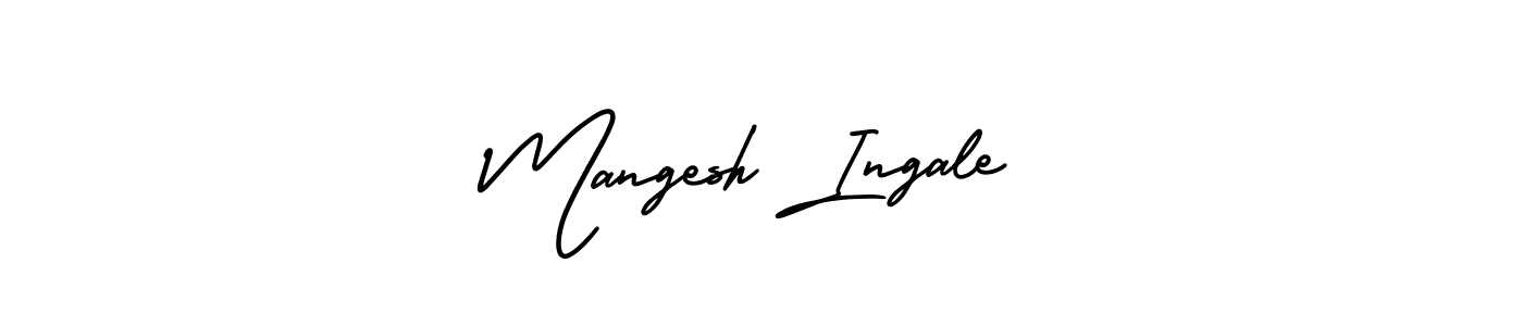 Check out images of Autograph of Mangesh Ingale name. Actor Mangesh Ingale Signature Style. AmerikaSignatureDemo-Regular is a professional sign style online. Mangesh Ingale signature style 3 images and pictures png