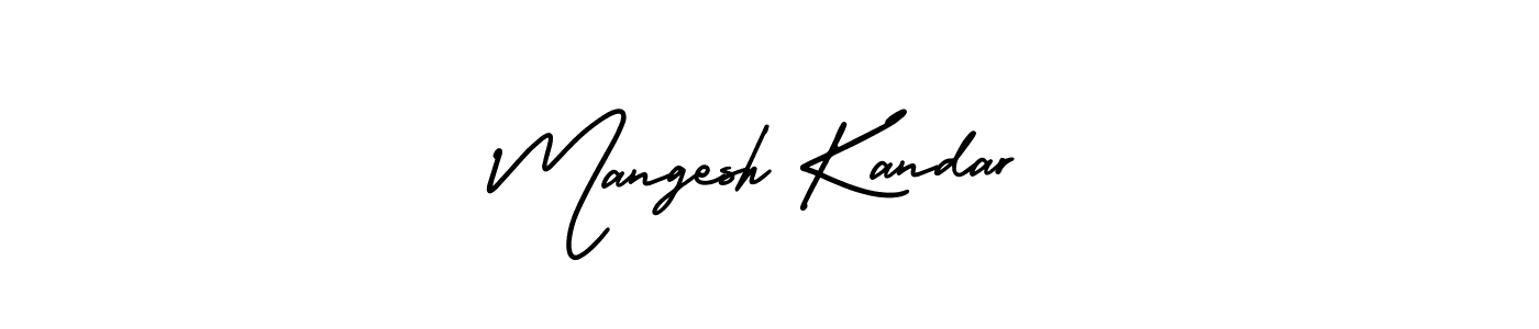Create a beautiful signature design for name Mangesh Kandar. With this signature (AmerikaSignatureDemo-Regular) fonts, you can make a handwritten signature for free. Mangesh Kandar signature style 3 images and pictures png