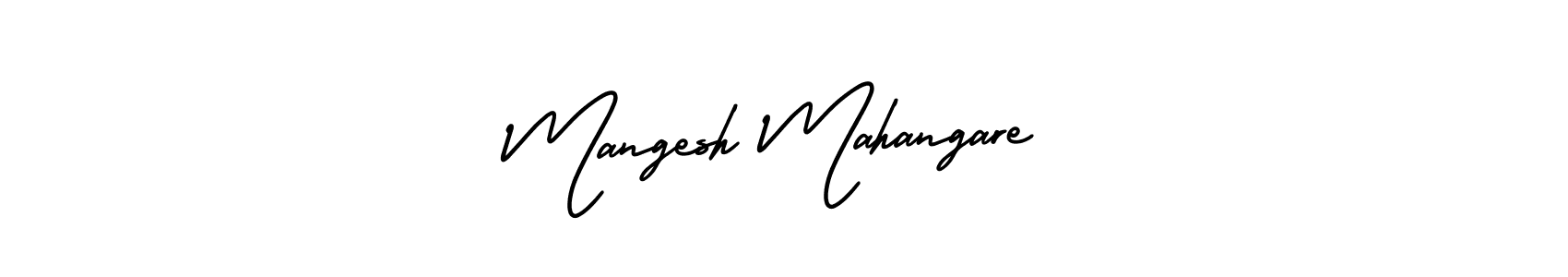 if you are searching for the best signature style for your name Mangesh Mahangare. so please give up your signature search. here we have designed multiple signature styles  using AmerikaSignatureDemo-Regular. Mangesh Mahangare signature style 3 images and pictures png