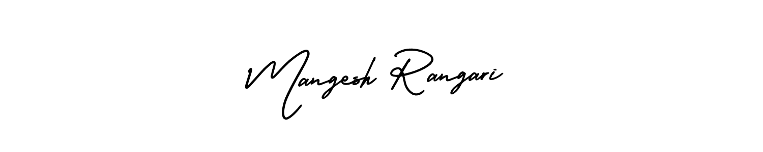 Best and Professional Signature Style for Mangesh Rangari. AmerikaSignatureDemo-Regular Best Signature Style Collection. Mangesh Rangari signature style 3 images and pictures png