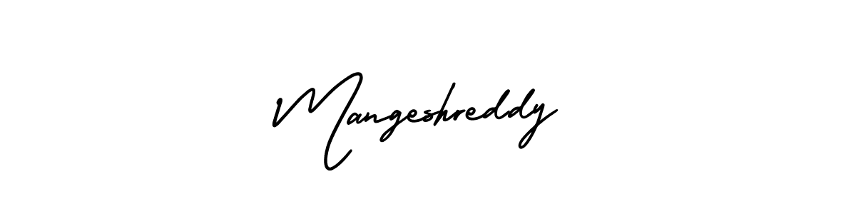 How to make Mangeshreddy signature? AmerikaSignatureDemo-Regular is a professional autograph style. Create handwritten signature for Mangeshreddy name. Mangeshreddy signature style 3 images and pictures png