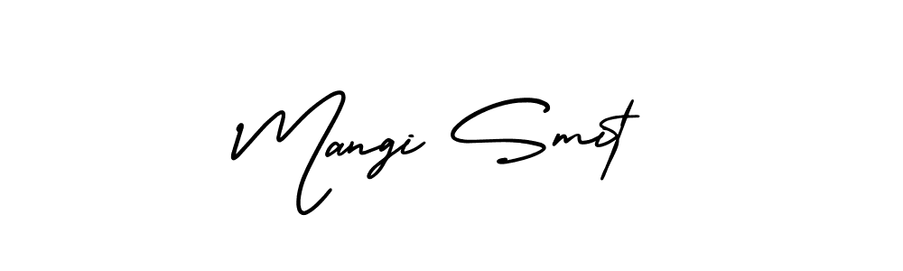 Make a beautiful signature design for name Mangi Smit. Use this online signature maker to create a handwritten signature for free. Mangi Smit signature style 3 images and pictures png