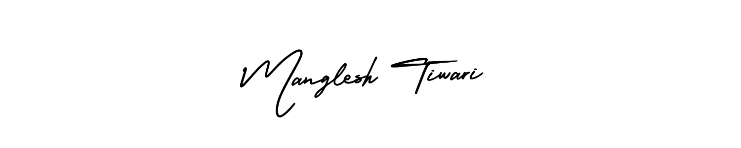 How to make Manglesh Tiwari signature? AmerikaSignatureDemo-Regular is a professional autograph style. Create handwritten signature for Manglesh Tiwari name. Manglesh Tiwari signature style 3 images and pictures png