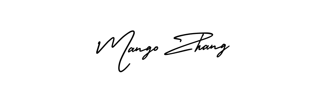 Make a beautiful signature design for name Mango Zhang. Use this online signature maker to create a handwritten signature for free. Mango Zhang signature style 3 images and pictures png