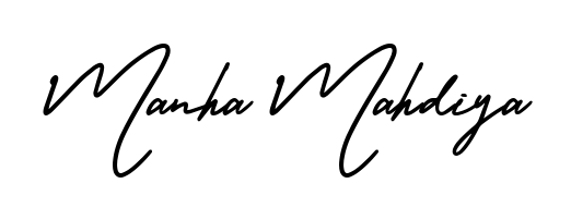 The AmerikaSignatureDemo-Regular signature style provides a bold statement for name Manha Mahdiya. Designed for business owners, executives, and leaders. Manha Mahdiya signature style 3 images and pictures png