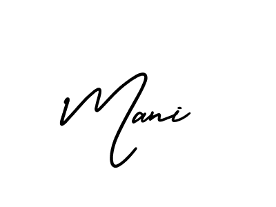 Also You can easily find your signature by using the search form. We will create Mani name handwritten signature images for you free of cost using AmerikaSignatureDemo-Regular sign style. Mani signature style 3 images and pictures png