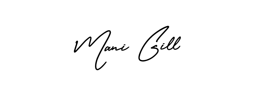Here are the top 10 professional signature styles for the name Mani Gill. These are the best autograph styles you can use for your name. Mani Gill signature style 3 images and pictures png