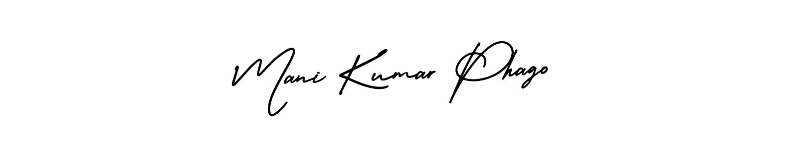 Similarly AmerikaSignatureDemo-Regular is the best handwritten signature design. Signature creator online .You can use it as an online autograph creator for name Mani Kumar Phago. Mani Kumar Phago signature style 3 images and pictures png