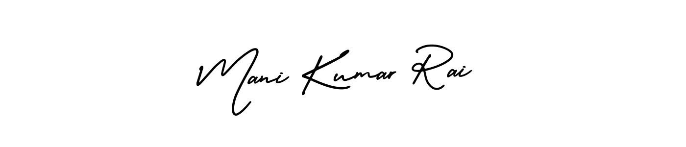 Also we have Mani Kumar Rai name is the best signature style. Create professional handwritten signature collection using AmerikaSignatureDemo-Regular autograph style. Mani Kumar Rai signature style 3 images and pictures png