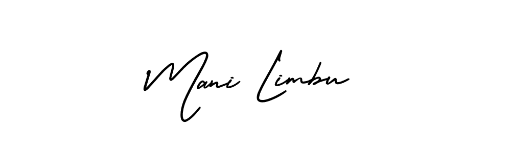 Once you've used our free online signature maker to create your best signature AmerikaSignatureDemo-Regular style, it's time to enjoy all of the benefits that Mani Limbu name signing documents. Mani Limbu signature style 3 images and pictures png