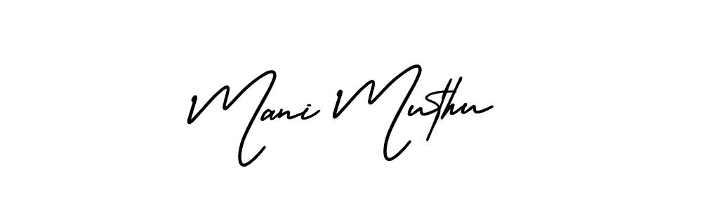 Best and Professional Signature Style for Mani Muthu. AmerikaSignatureDemo-Regular Best Signature Style Collection. Mani Muthu signature style 3 images and pictures png