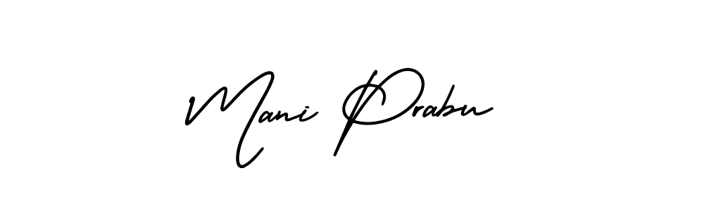 Make a short Mani Prabu signature style. Manage your documents anywhere anytime using AmerikaSignatureDemo-Regular. Create and add eSignatures, submit forms, share and send files easily. Mani Prabu signature style 3 images and pictures png