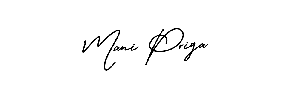 See photos of Mani Priya official signature by Spectra . Check more albums & portfolios. Read reviews & check more about AmerikaSignatureDemo-Regular font. Mani Priya signature style 3 images and pictures png