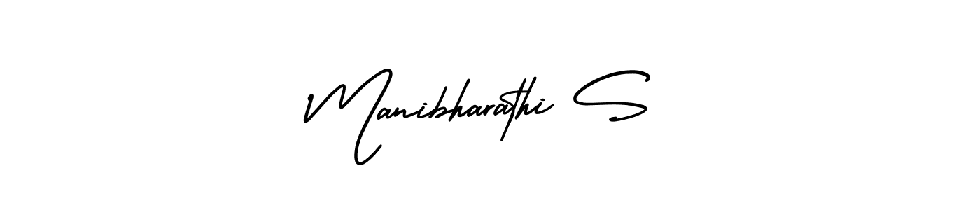 if you are searching for the best signature style for your name Manibharathi S. so please give up your signature search. here we have designed multiple signature styles  using AmerikaSignatureDemo-Regular. Manibharathi S signature style 3 images and pictures png