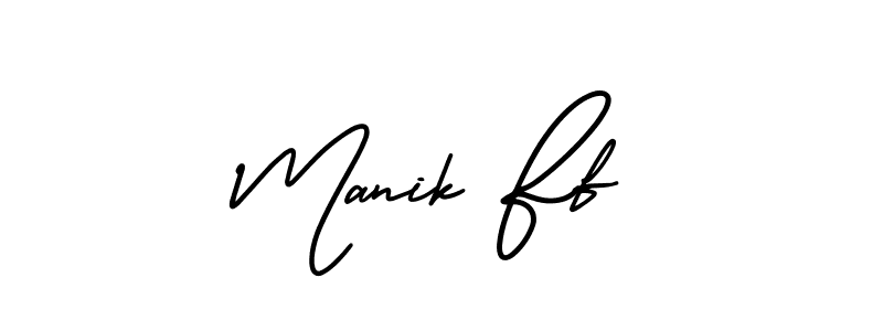 Similarly AmerikaSignatureDemo-Regular is the best handwritten signature design. Signature creator online .You can use it as an online autograph creator for name Manik Ff. Manik Ff signature style 3 images and pictures png