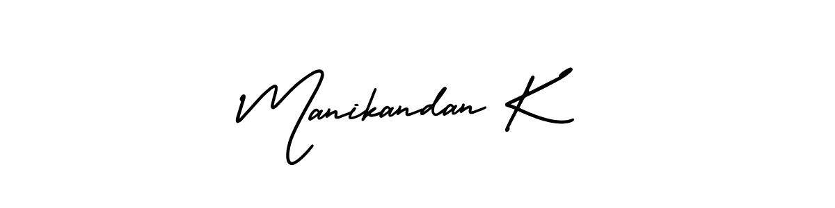 How to make Manikandan K signature? AmerikaSignatureDemo-Regular is a professional autograph style. Create handwritten signature for Manikandan K name. Manikandan K signature style 3 images and pictures png