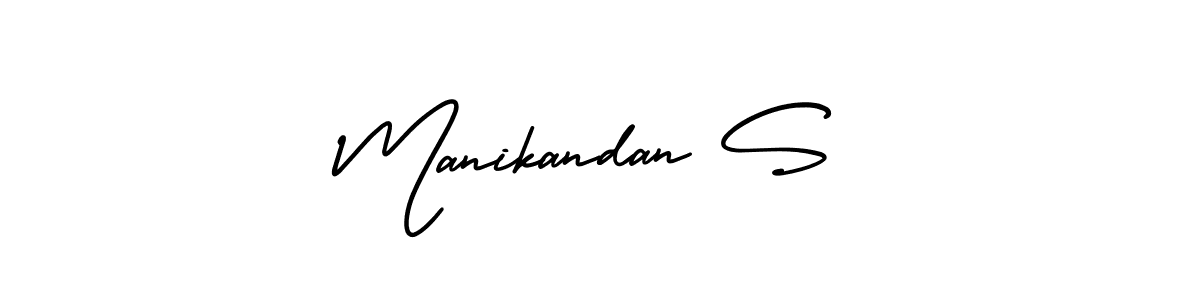 Also we have Manikandan S name is the best signature style. Create professional handwritten signature collection using AmerikaSignatureDemo-Regular autograph style. Manikandan S signature style 3 images and pictures png