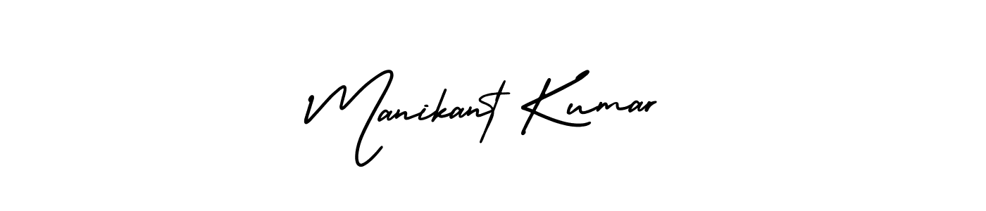 How to make Manikant Kumar signature? AmerikaSignatureDemo-Regular is a professional autograph style. Create handwritten signature for Manikant Kumar name. Manikant Kumar signature style 3 images and pictures png