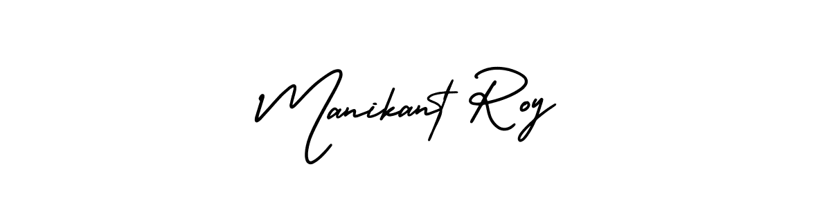 It looks lik you need a new signature style for name Manikant Roy. Design unique handwritten (AmerikaSignatureDemo-Regular) signature with our free signature maker in just a few clicks. Manikant Roy signature style 3 images and pictures png