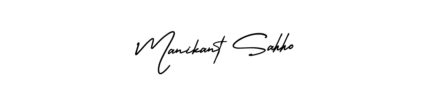 Also You can easily find your signature by using the search form. We will create Manikant Sahho name handwritten signature images for you free of cost using AmerikaSignatureDemo-Regular sign style. Manikant Sahho signature style 3 images and pictures png