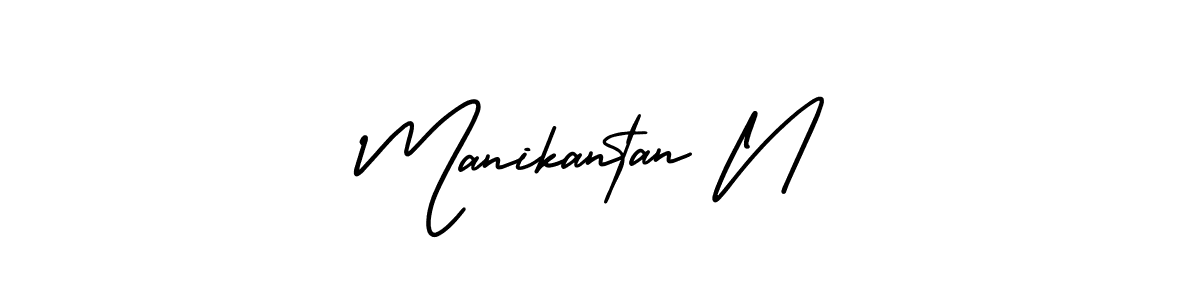 Best and Professional Signature Style for Manikantan N. AmerikaSignatureDemo-Regular Best Signature Style Collection. Manikantan N signature style 3 images and pictures png