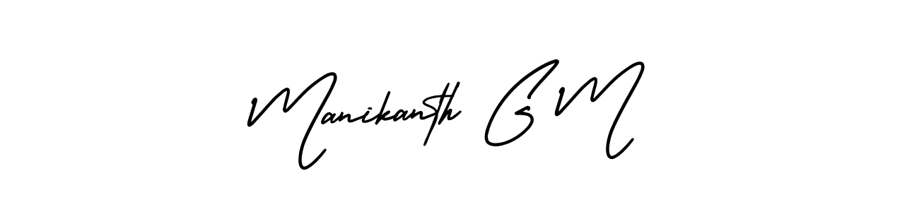 How to Draw Manikanth G M signature style? AmerikaSignatureDemo-Regular is a latest design signature styles for name Manikanth G M. Manikanth G M signature style 3 images and pictures png