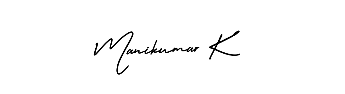 Also we have Manikumar K name is the best signature style. Create professional handwritten signature collection using AmerikaSignatureDemo-Regular autograph style. Manikumar K signature style 3 images and pictures png