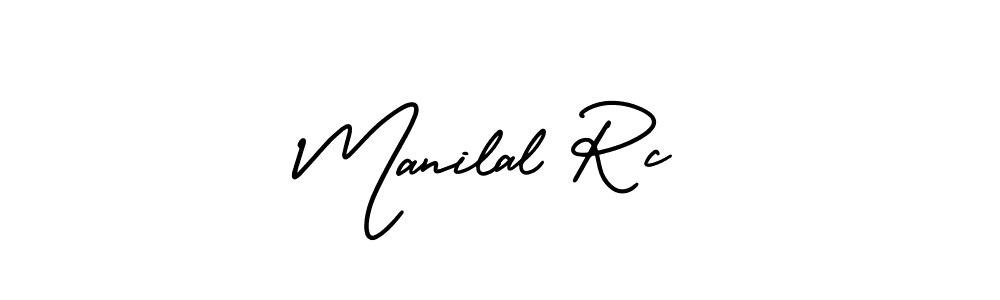 Manilal Rc stylish signature style. Best Handwritten Sign (AmerikaSignatureDemo-Regular) for my name. Handwritten Signature Collection Ideas for my name Manilal Rc. Manilal Rc signature style 3 images and pictures png