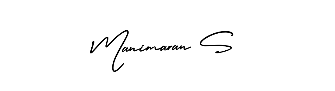 Make a beautiful signature design for name Manimaran S. Use this online signature maker to create a handwritten signature for free. Manimaran S signature style 3 images and pictures png