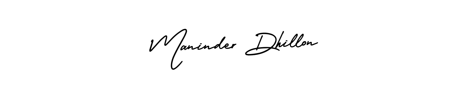 Best and Professional Signature Style for Maninder Dhillon. AmerikaSignatureDemo-Regular Best Signature Style Collection. Maninder Dhillon signature style 3 images and pictures png