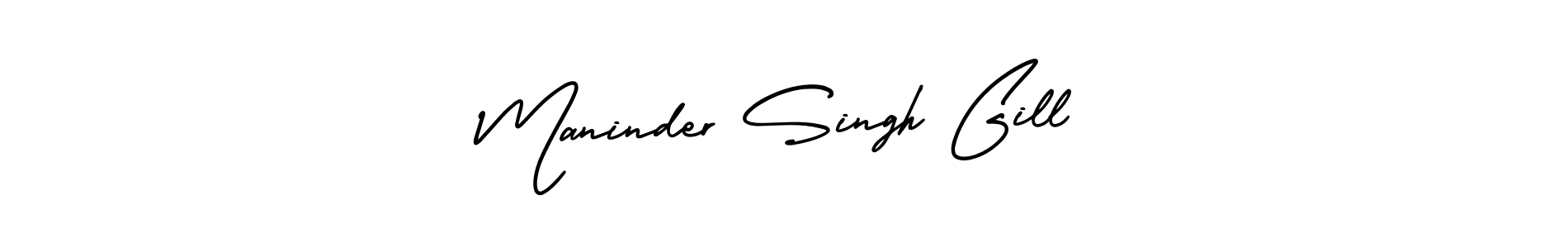 Create a beautiful signature design for name Maninder Singh Gill. With this signature (AmerikaSignatureDemo-Regular) fonts, you can make a handwritten signature for free. Maninder Singh Gill signature style 3 images and pictures png
