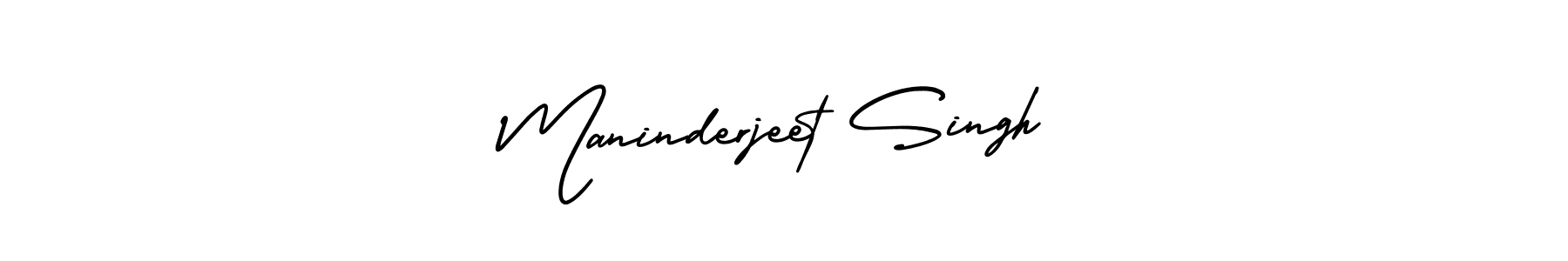 Design your own signature with our free online signature maker. With this signature software, you can create a handwritten (AmerikaSignatureDemo-Regular) signature for name Maninderjeet Singh. Maninderjeet Singh signature style 3 images and pictures png