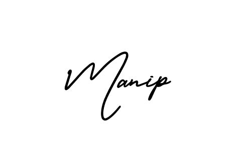 The best way (AmerikaSignatureDemo-Regular) to make a short signature is to pick only two or three words in your name. The name Manip include a total of six letters. For converting this name. Manip signature style 3 images and pictures png