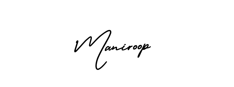 Make a beautiful signature design for name Maniroop. Use this online signature maker to create a handwritten signature for free. Maniroop signature style 3 images and pictures png