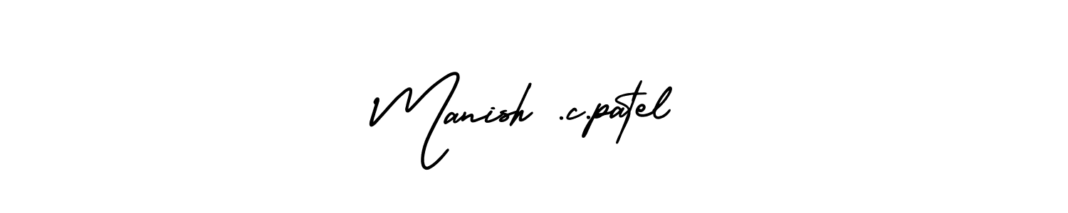 AmerikaSignatureDemo-Regular is a professional signature style that is perfect for those who want to add a touch of class to their signature. It is also a great choice for those who want to make their signature more unique. Get Manish .c.patel name to fancy signature for free. Manish .c.patel signature style 3 images and pictures png