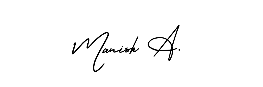 Check out images of Autograph of Manish A. name. Actor Manish A. Signature Style. AmerikaSignatureDemo-Regular is a professional sign style online. Manish A. signature style 3 images and pictures png