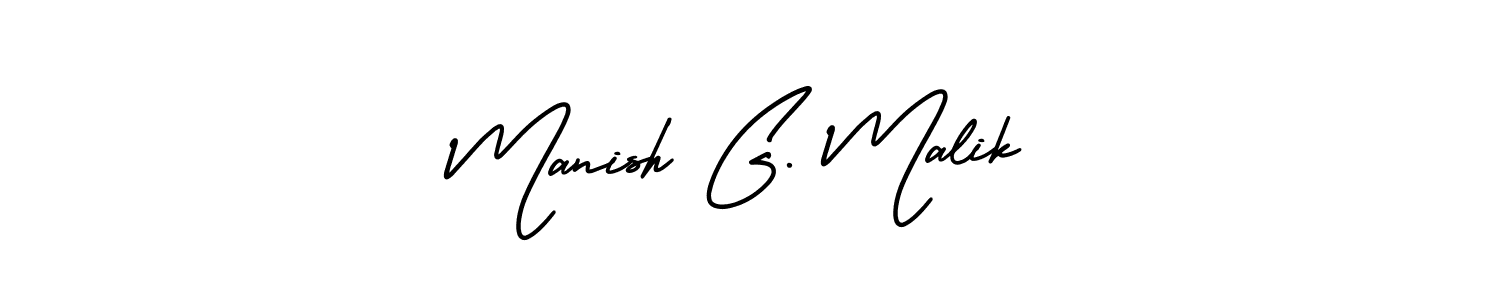 Similarly AmerikaSignatureDemo-Regular is the best handwritten signature design. Signature creator online .You can use it as an online autograph creator for name Manish G. Malik. Manish G. Malik signature style 3 images and pictures png