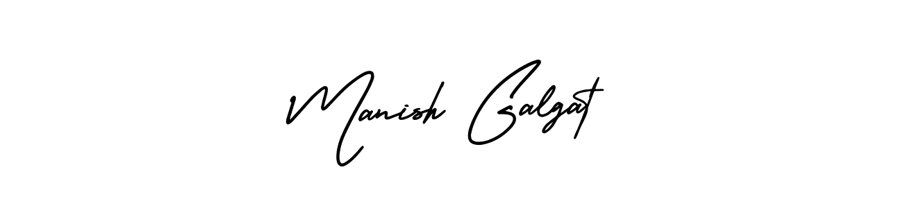 if you are searching for the best signature style for your name Manish Galgat. so please give up your signature search. here we have designed multiple signature styles  using AmerikaSignatureDemo-Regular. Manish Galgat signature style 3 images and pictures png