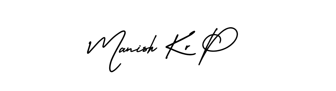 Similarly AmerikaSignatureDemo-Regular is the best handwritten signature design. Signature creator online .You can use it as an online autograph creator for name Manish Kr P. Manish Kr P signature style 3 images and pictures png