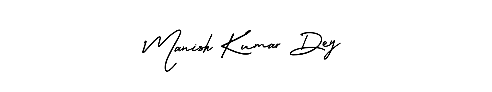 Also we have Manish Kumar Dey name is the best signature style. Create professional handwritten signature collection using AmerikaSignatureDemo-Regular autograph style. Manish Kumar Dey signature style 3 images and pictures png