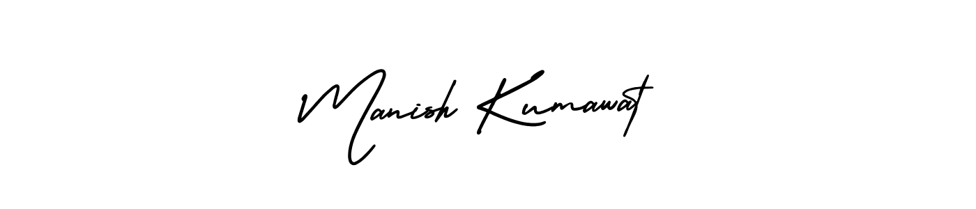 Also we have Manish Kumawat name is the best signature style. Create professional handwritten signature collection using AmerikaSignatureDemo-Regular autograph style. Manish Kumawat signature style 3 images and pictures png