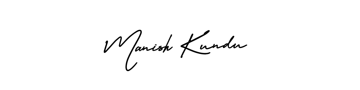 if you are searching for the best signature style for your name Manish Kundu. so please give up your signature search. here we have designed multiple signature styles  using AmerikaSignatureDemo-Regular. Manish Kundu signature style 3 images and pictures png