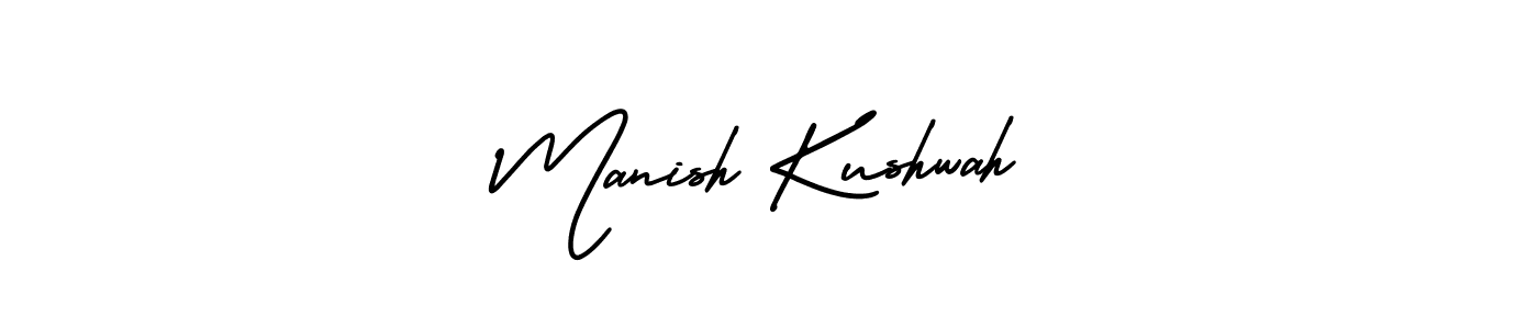 How to Draw Manish Kushwah signature style? AmerikaSignatureDemo-Regular is a latest design signature styles for name Manish Kushwah. Manish Kushwah signature style 3 images and pictures png