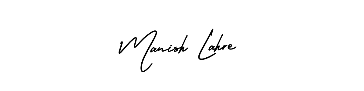 How to make Manish Lahre signature? AmerikaSignatureDemo-Regular is a professional autograph style. Create handwritten signature for Manish Lahre name. Manish Lahre signature style 3 images and pictures png