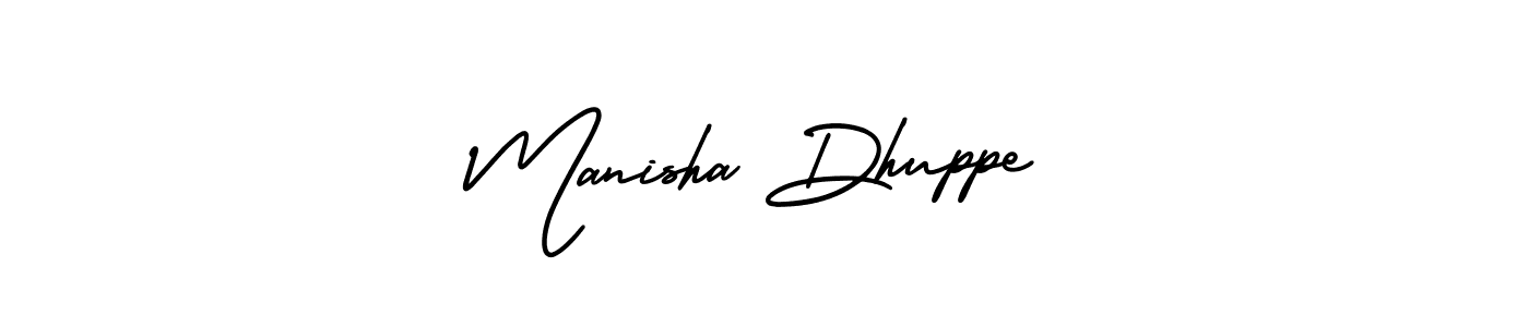 You can use this online signature creator to create a handwritten signature for the name Manisha Dhuppe. This is the best online autograph maker. Manisha Dhuppe signature style 3 images and pictures png
