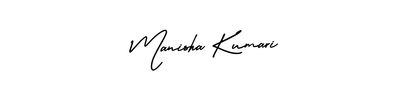 Also You can easily find your signature by using the search form. We will create Manisha Kumari name handwritten signature images for you free of cost using AmerikaSignatureDemo-Regular sign style. Manisha Kumari signature style 3 images and pictures png